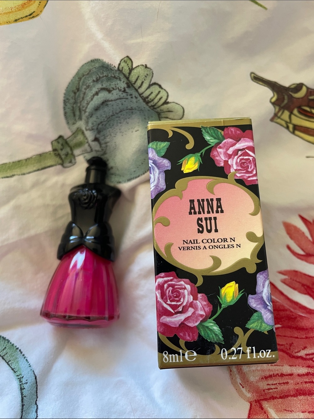 Anna Sui Hot Pink Nail Polish